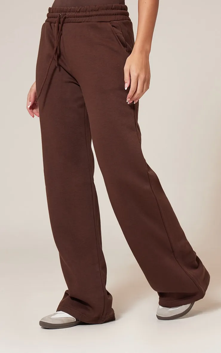 Brown Oversized Drawstring Wide Leg Joggers sold by Pretty Little Thing product image thumbnail 2