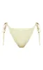 Sage Green Frill Edge Tie Side Bikini Bottoms sold by Pretty Little Thing