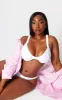 Plus White Ruched Underwired Bikini Top sold by Pretty Little Thing