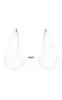 Plus White Ruched Underwired Bikini Top sold by Pretty Little Thing