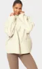 Stone Quarter Zip Fleece Pocket Detail Sweatshirt sold by Pretty Little Thing