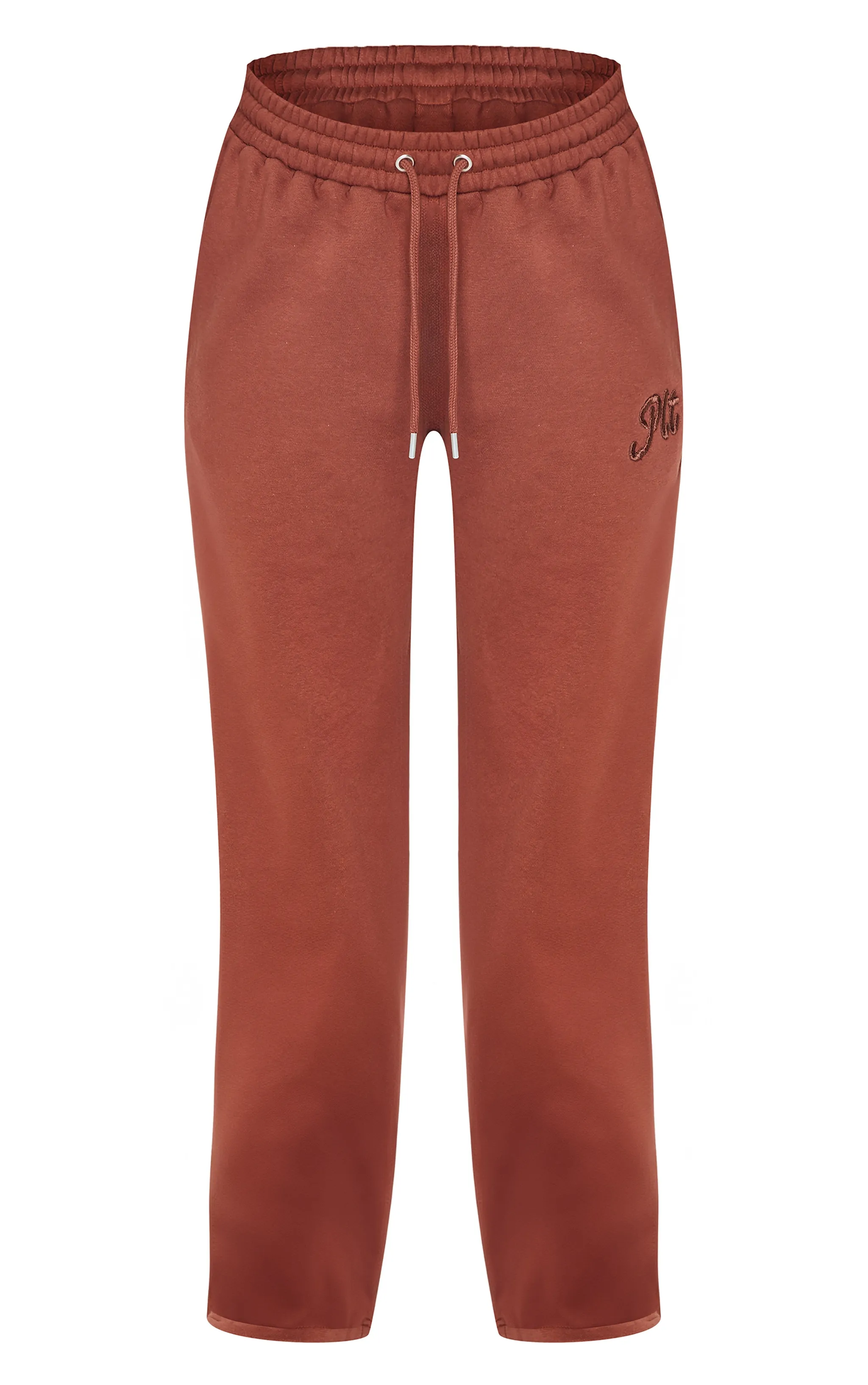 PRETTYLITTLETHING Chocolate Tonal Embroidered Wide Leg Joggers sold by Pretty Little Thing product image thumbnail 5