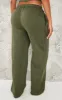 Shape Khaki Washed Wide Leg Joggers sold by Pretty Little Thing