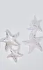 Silver Starfish Detail Drop Stud Earrings sold by Pretty Little Thing