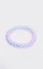 Pink Pearlescent Spiral Hair Tie Multipack sold by Pretty Little Thing
