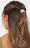 Pink Pearlescent Spiral Hair Tie Multipack sold by Pretty Little Thing
