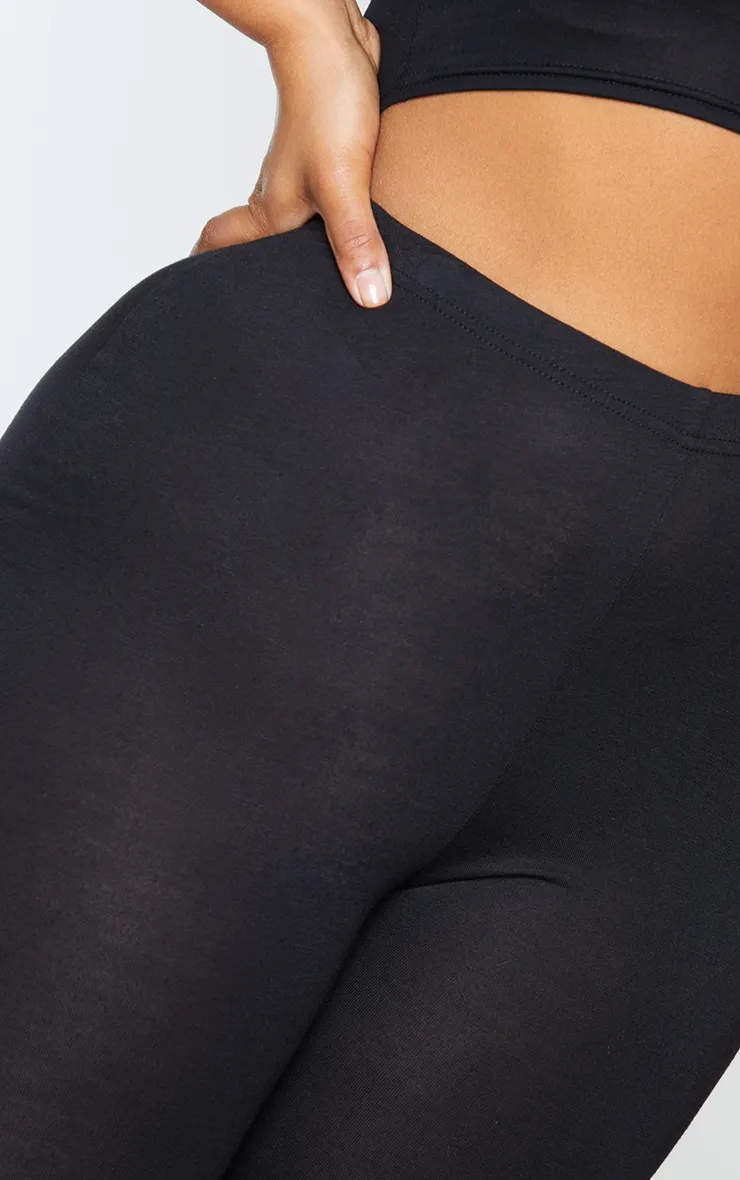 Plus Black and Grey Basic Jersey Legging 2 Pack sold by Pretty Little Thing product image thumbnail 4