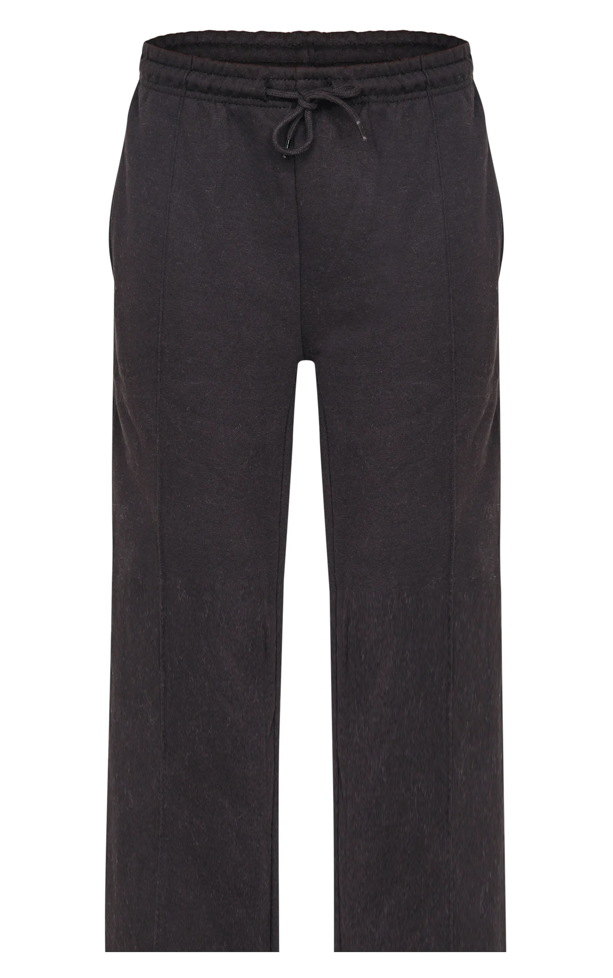 Black Straight Leg Seam Detailed Joggers sold by Pretty Little Thing product image thumbnail 5