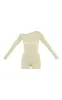 Sage Green Sheer Knit Cut Out Detail Playsuit sold by Pretty Little Thing