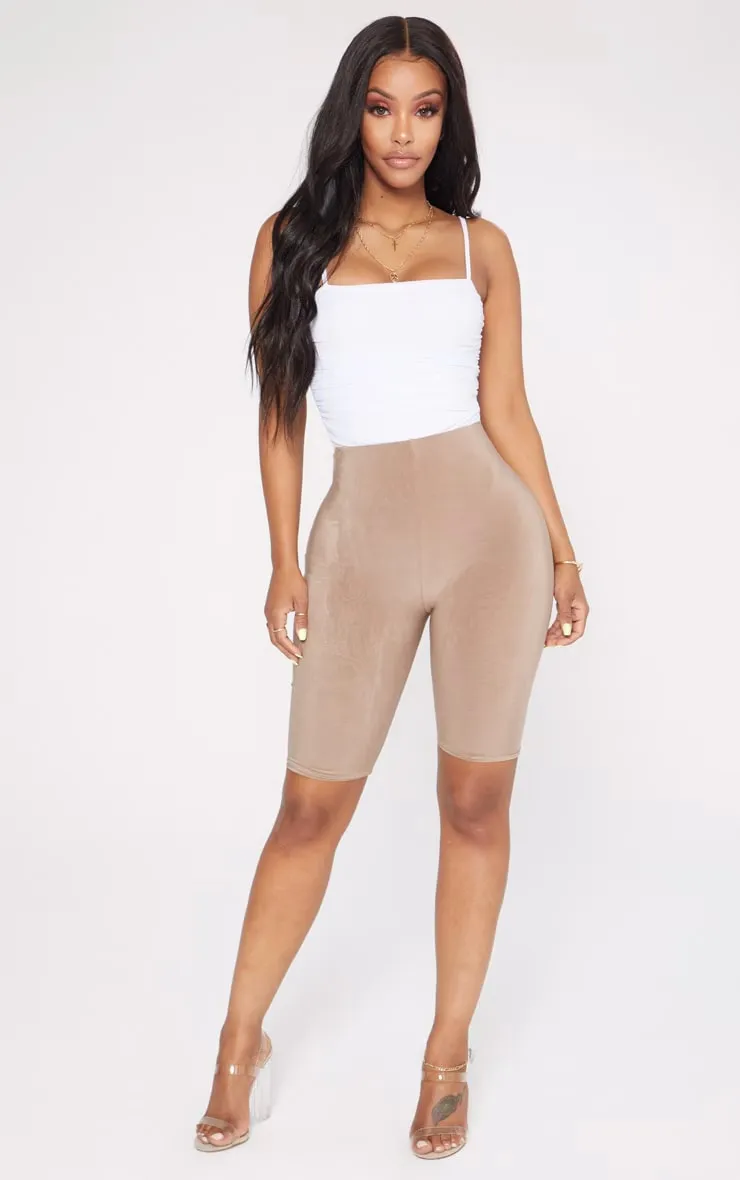 Shape White Mesh Ruched Detail Thong Bodysuit sold by Pretty Little Thing product image thumbnail 3