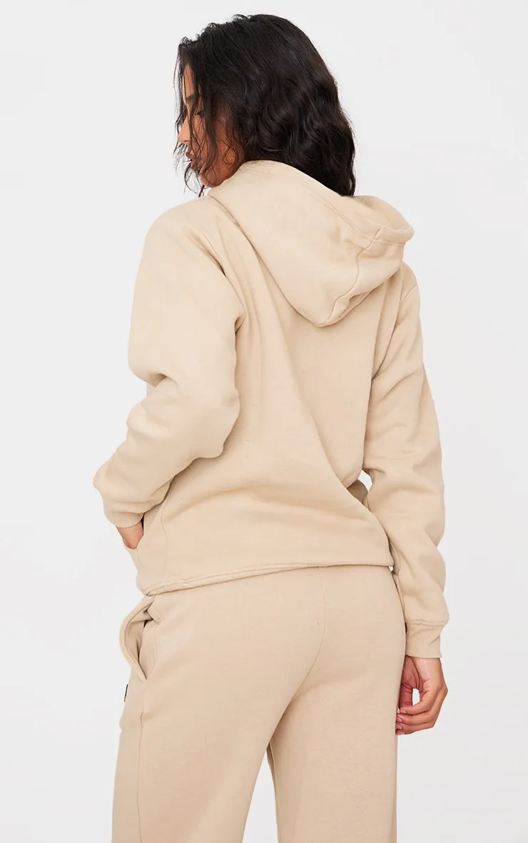 Sand Oversized Fit Sweat Hoodie sold by Pretty Little Thing product image thumbnail 2
