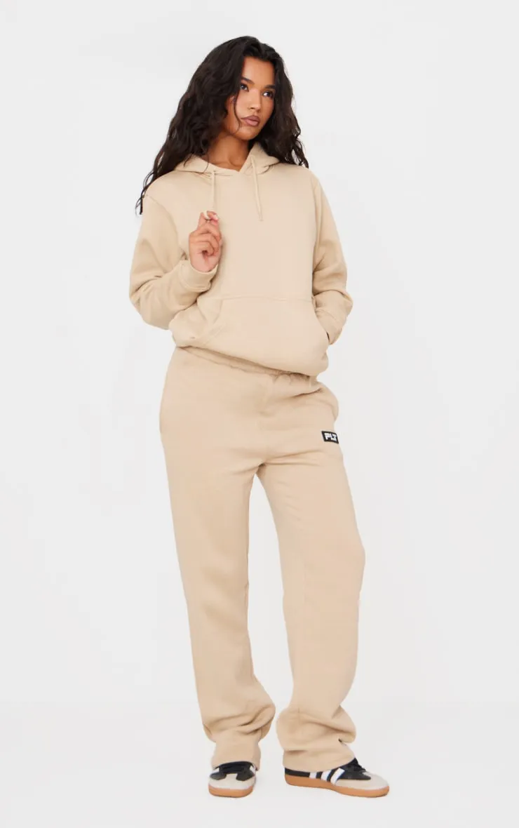 Sand Oversized Fit Sweat Hoodie sold by Pretty Little Thing product image thumbnail 3