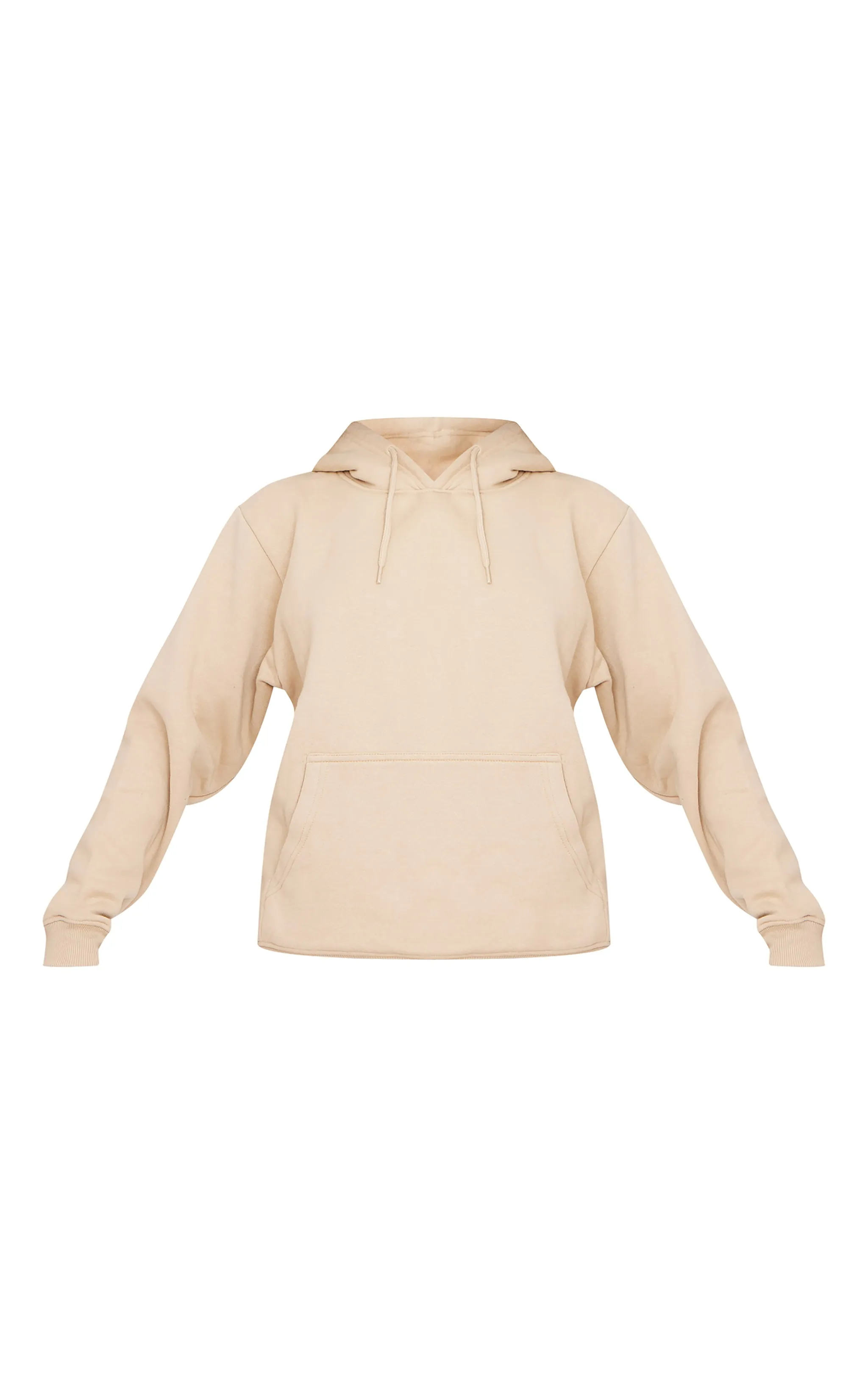 Sand Oversized Fit Sweat Hoodie sold by Pretty Little Thing product image thumbnail 5