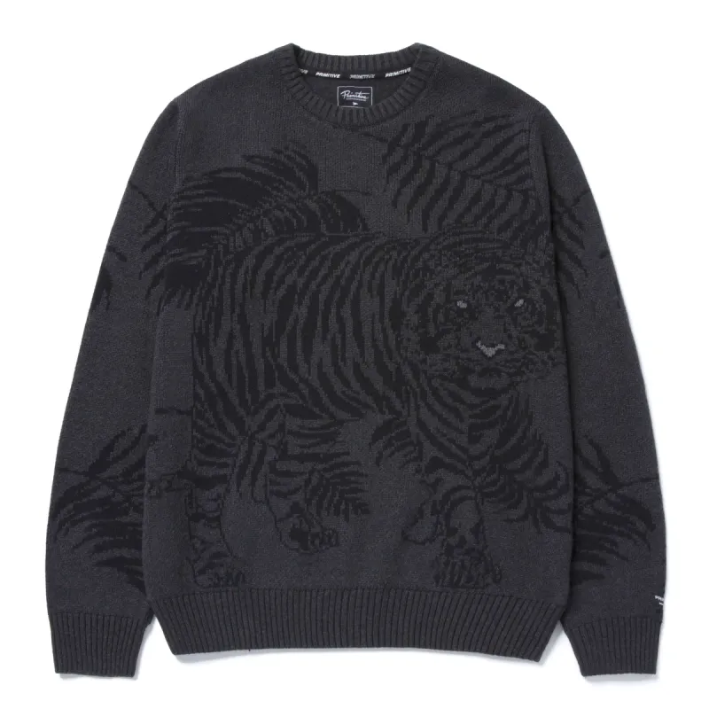 TIGER KNIT SWEATER made by Primitive