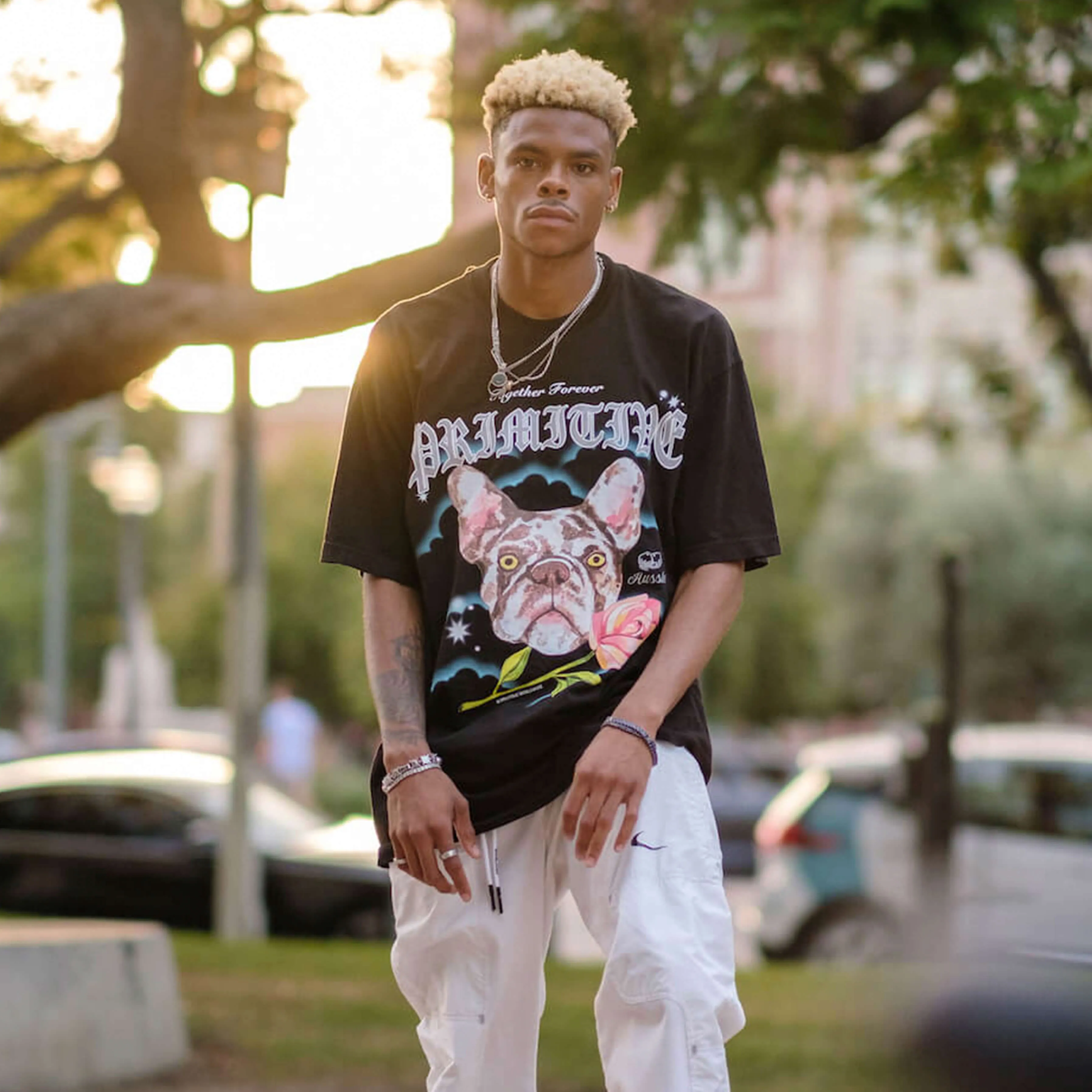 HUSSLE TEE sold by Primitive product image thumbnail 3