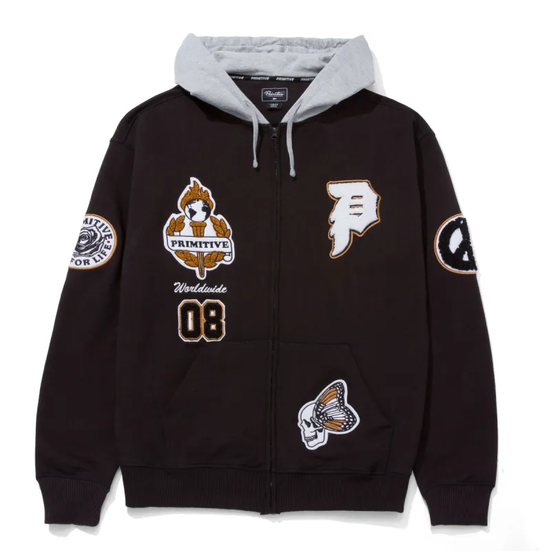 ALUMNI ZIP UP HOOD sold by Primitive