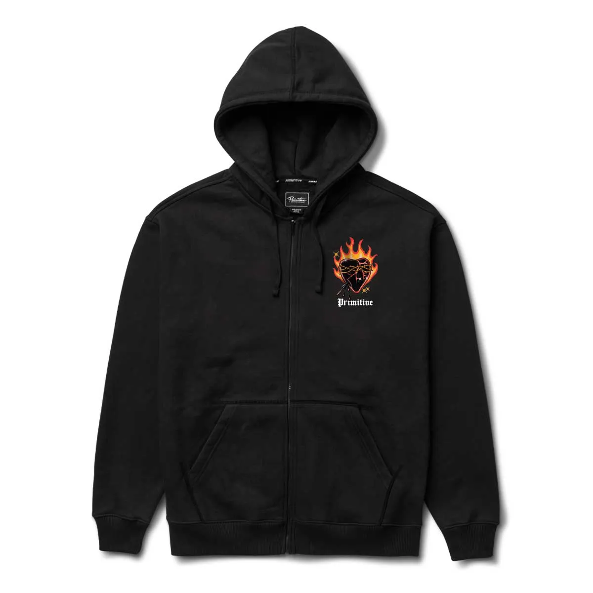 FLAMES ZIP HOOD sold by Primitive product image thumbnail 2