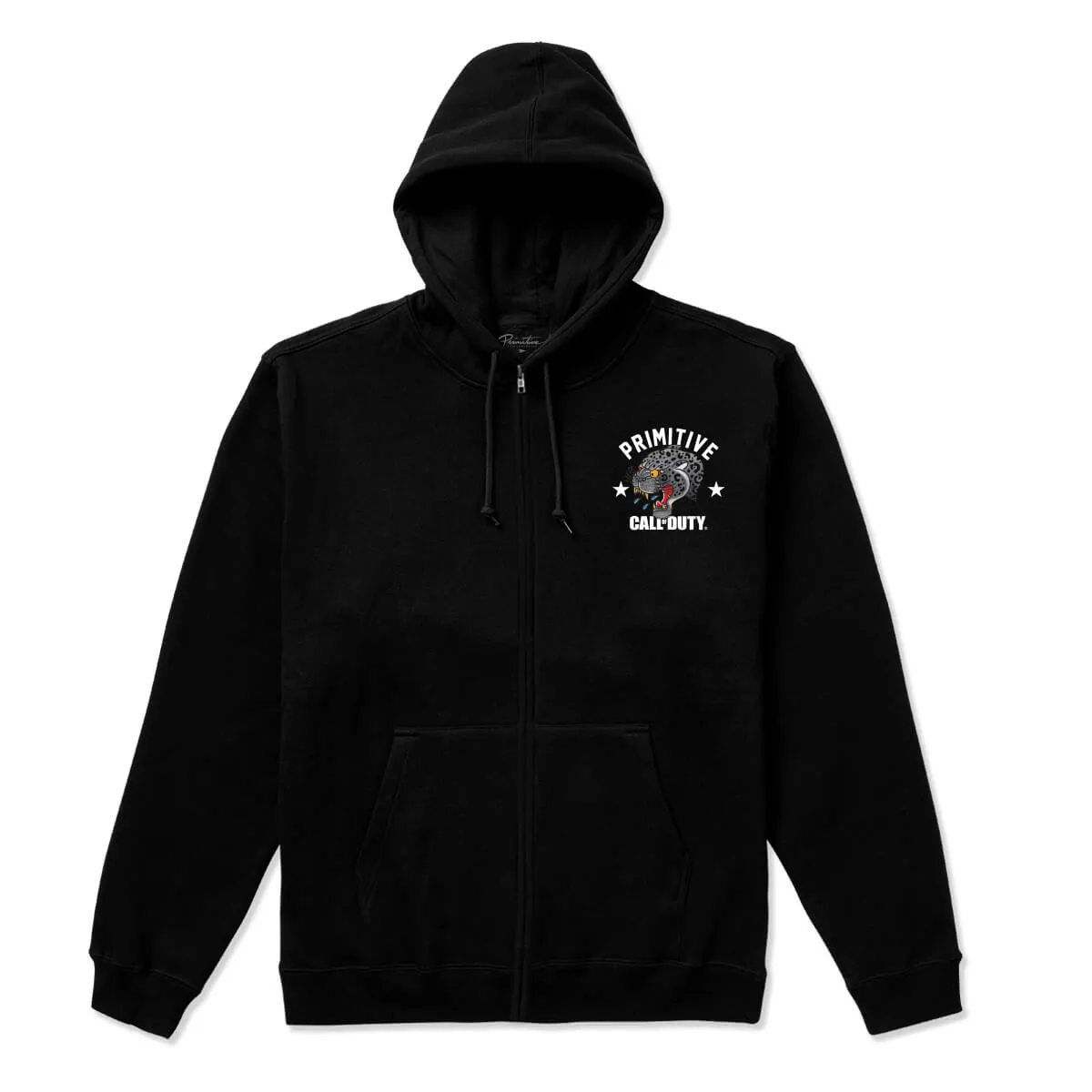BLACK JAGUAR ZIP HOOD sold by Primitive product image thumbnail 4