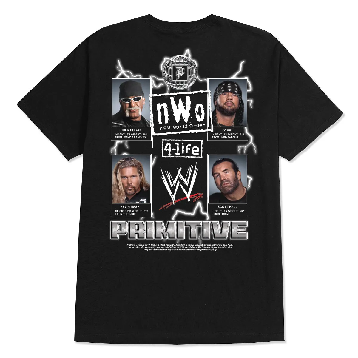 NEW WORLD ORDER TEE sold by Primitive product image thumbnail 3