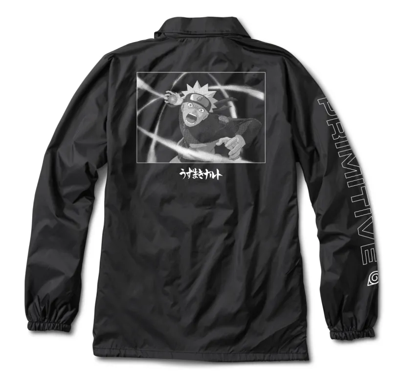 NARUTO UZUMAKI COACHES JACKET sold by Primitive