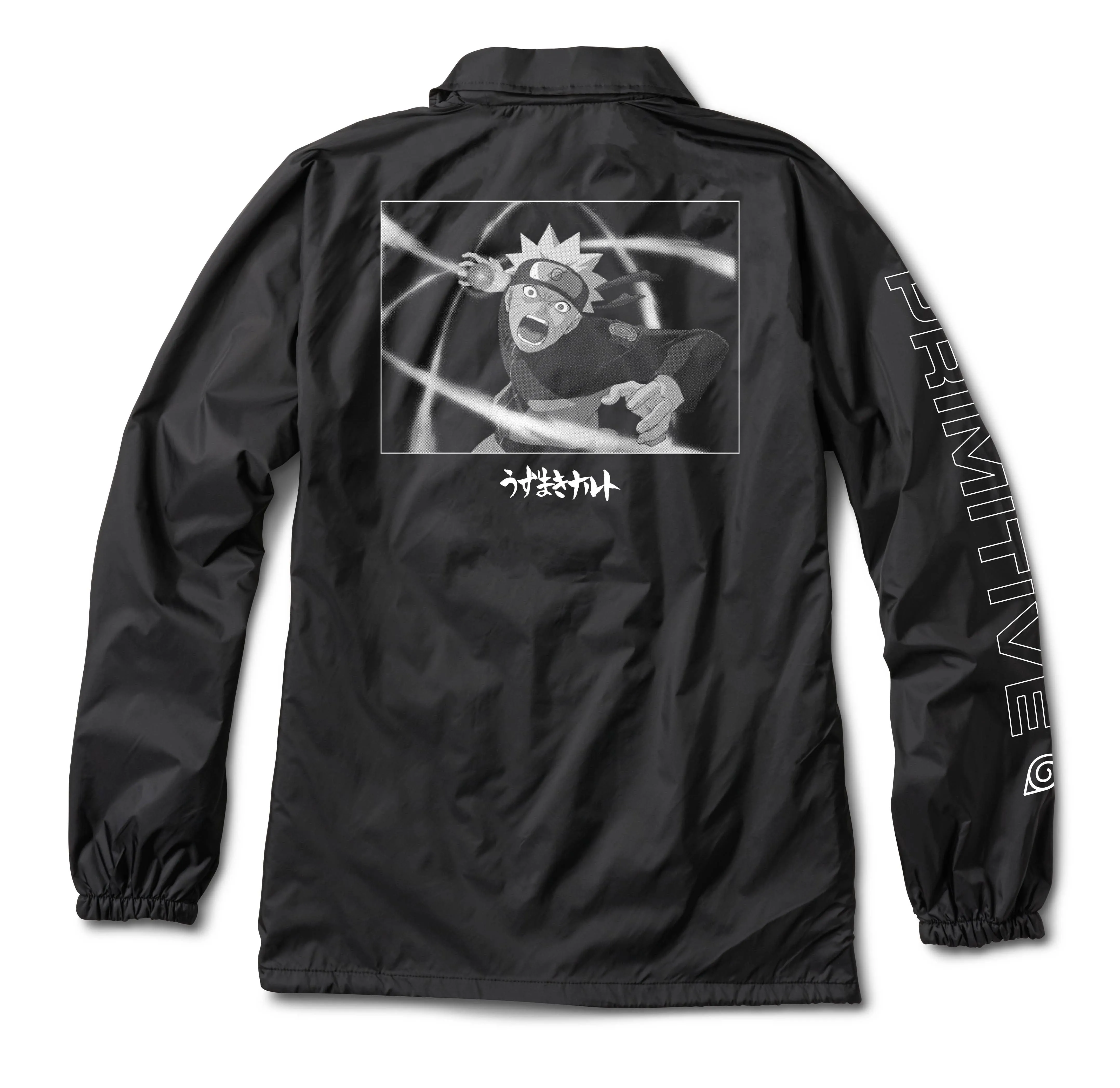NARUTO UZUMAKI COACHES JACKET sold by Primitive