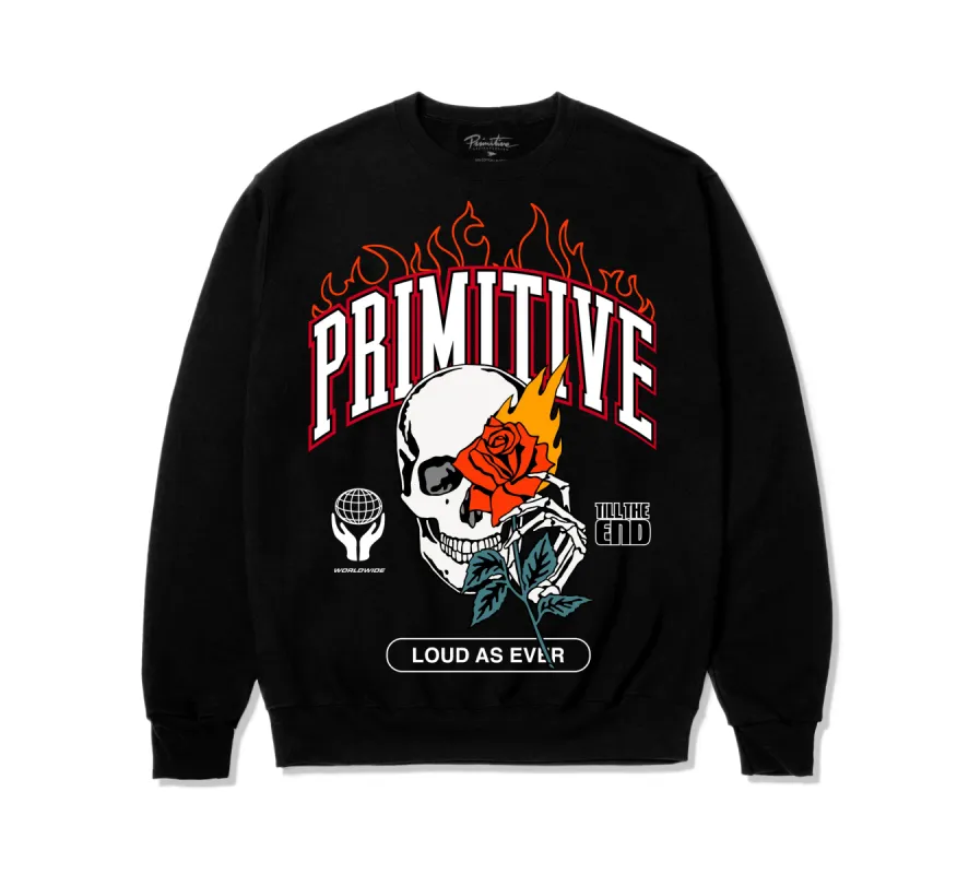 HEAT BOXY CREWNECK made by Primitive