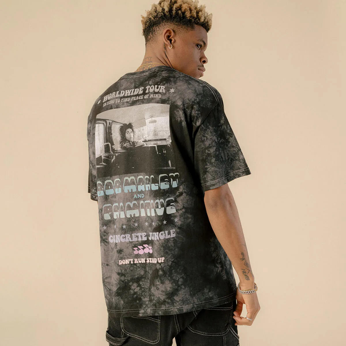 CONCRETE JUNGLE WASHED TEE sold by Primitive product image thumbnail 3