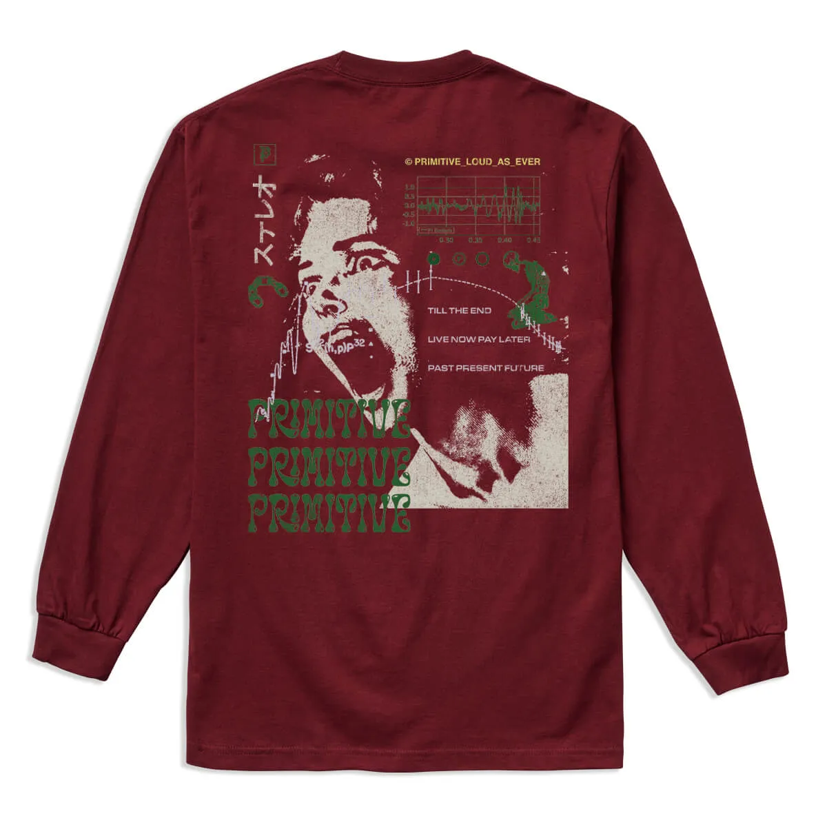 PANIC L/S TEE sold by Primitive product image thumbnail 3