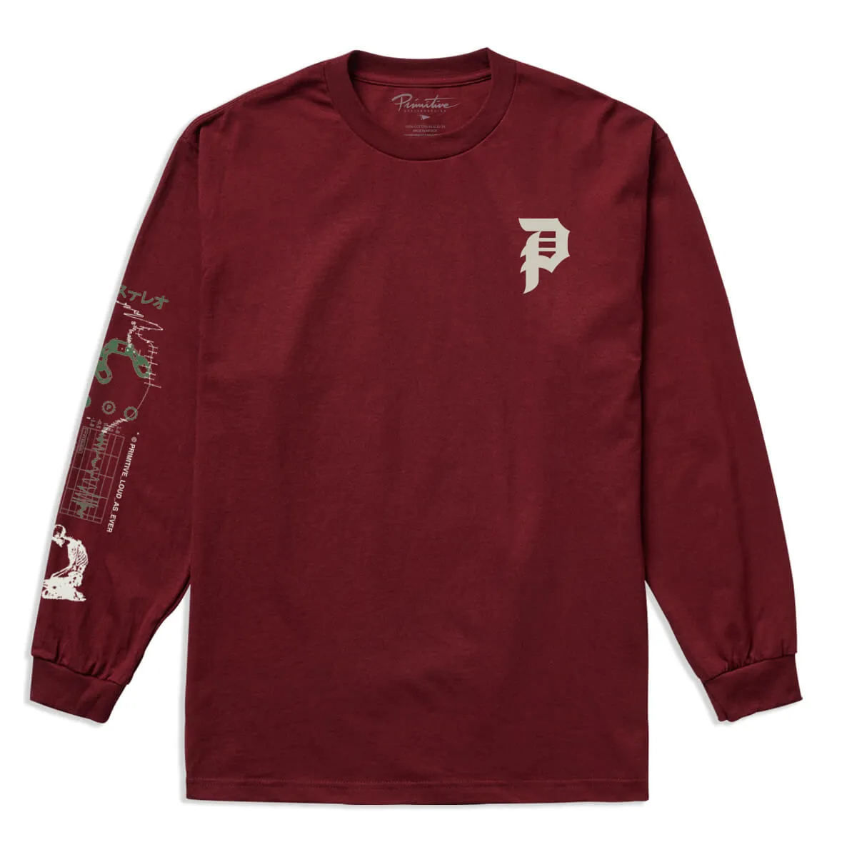 PANIC L/S TEE sold by Primitive product image thumbnail 4