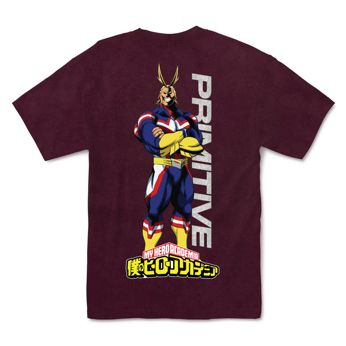 ALL MIGHT WASHED TEE sold by Primitive product image thumbnail 2