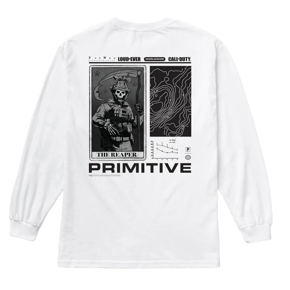 TACTICS L/S TEE sold by Primitive
