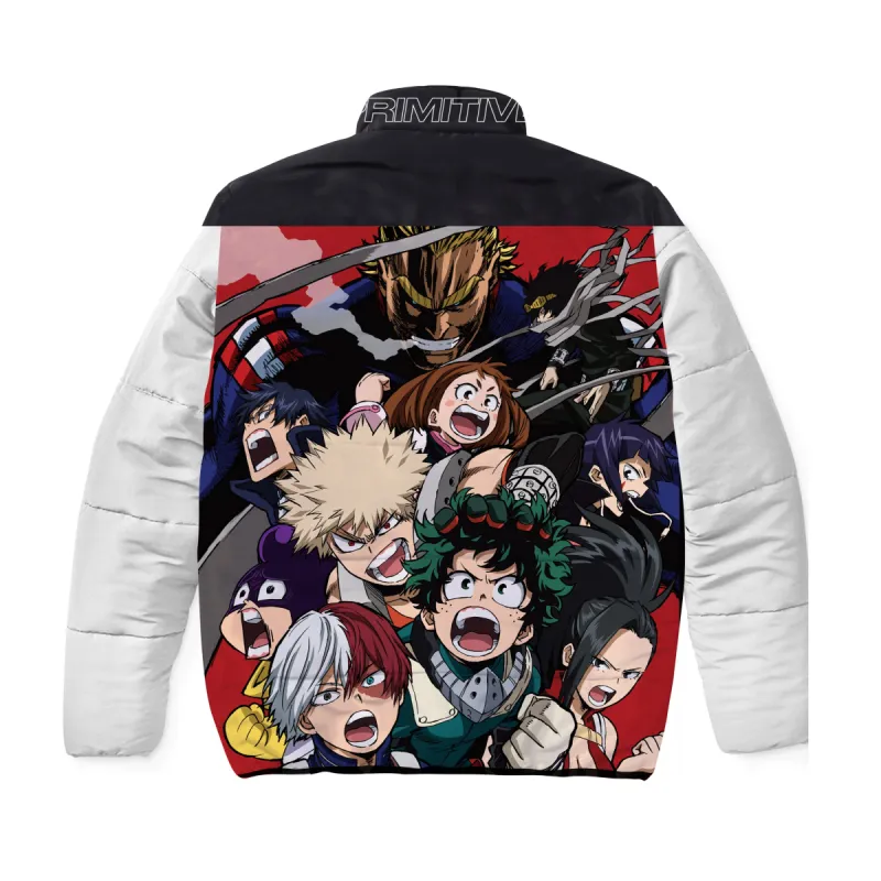 MY HERO ACADEMIA PUFFER JACKET sold by Primitive