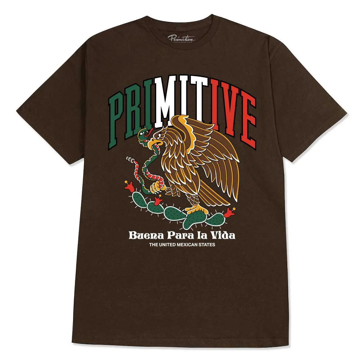 COLLEGIATE MEXICO BOXY TEE sold by Primitive product image thumbnail 3