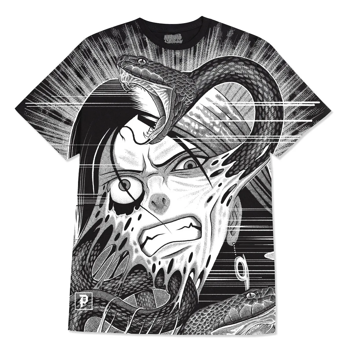 SNAKES BIG PRINT TEE sold by Primitive