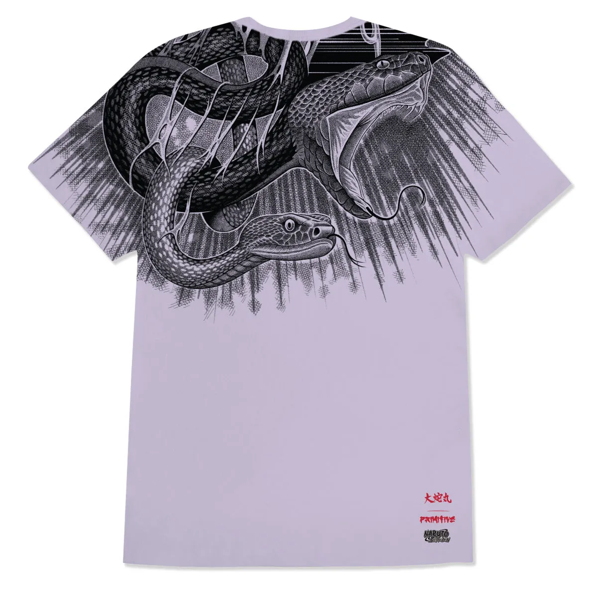 SNAKES BIG PRINT TEE sold by Primitive product image thumbnail 4