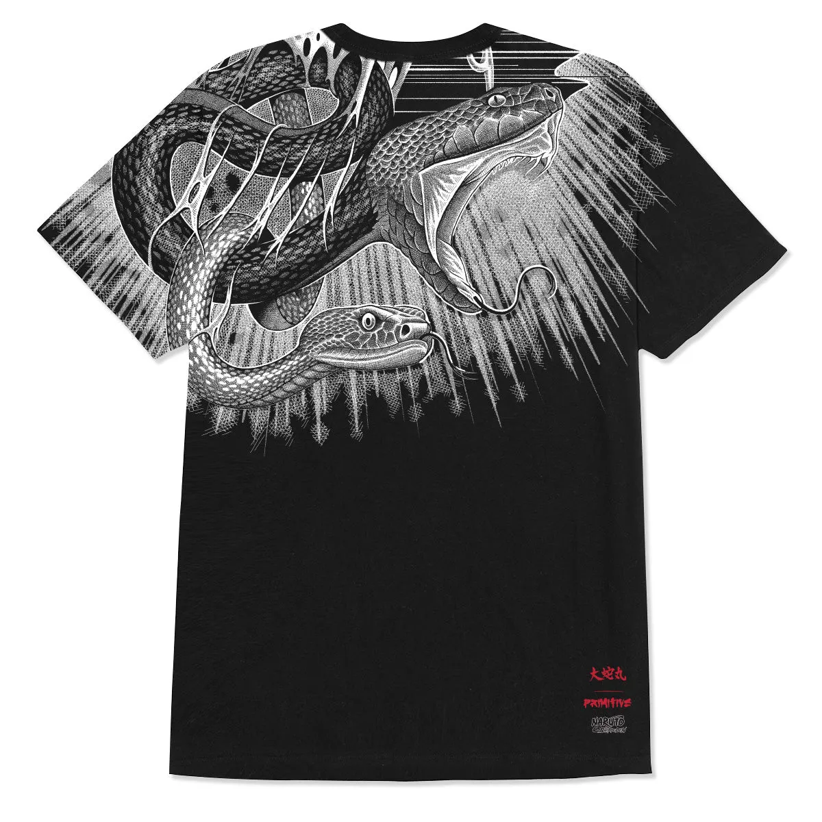 SNAKES BIG PRINT TEE sold by Primitive product image thumbnail 2