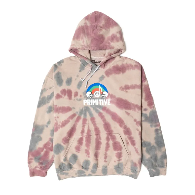 TUNED TIE-DYE HOOD sold by Primitive