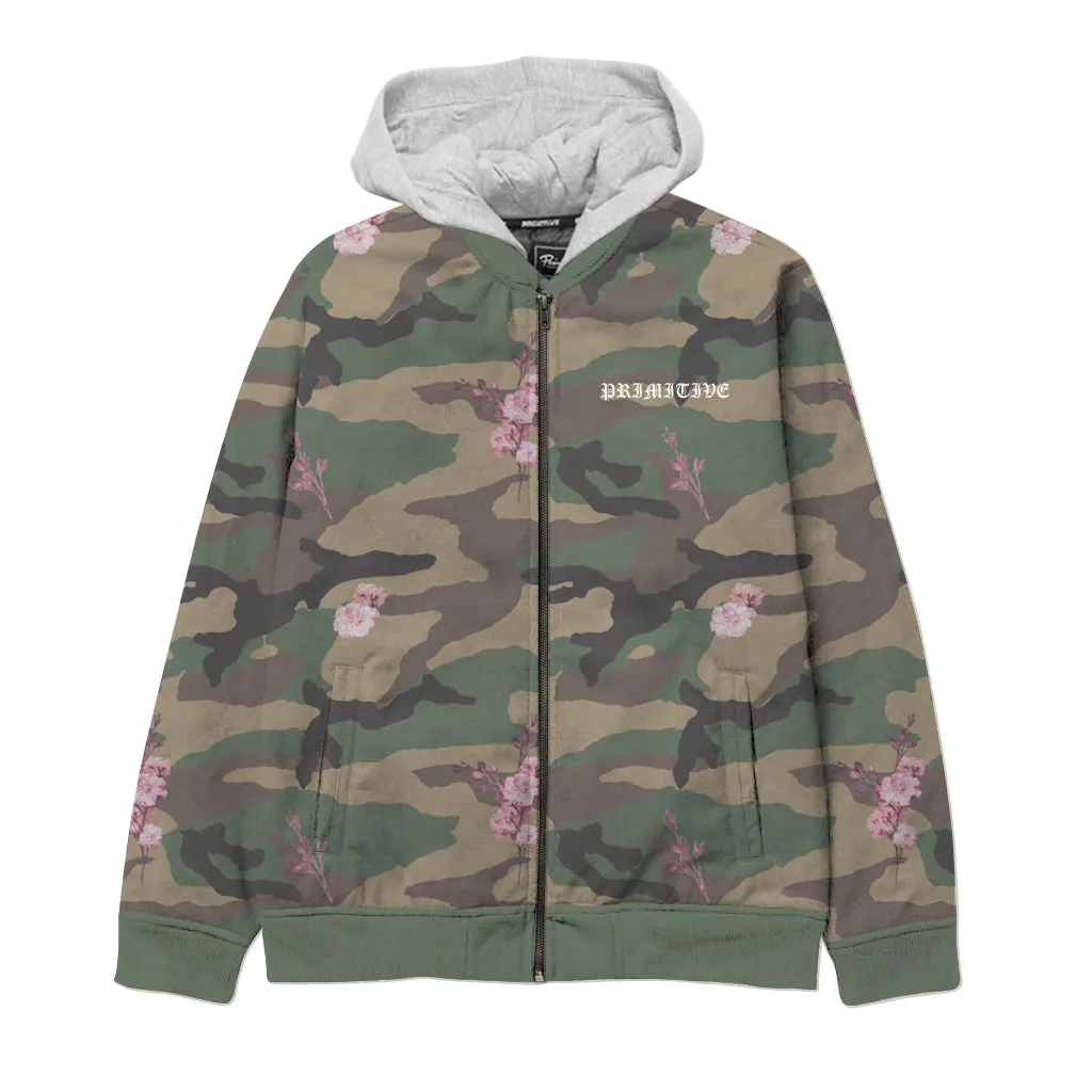 OSAKA CAMO TWO-FER BOMBER JACKET sold by Primitive