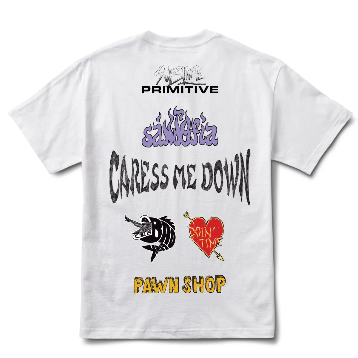 DOWN HERE BOXY TEE sold by Primitive product image thumbnail 3