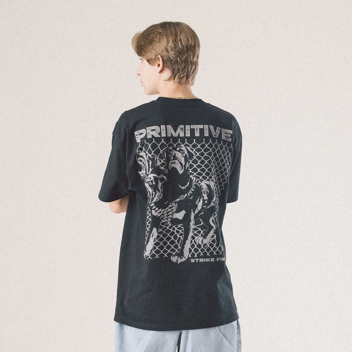 WARNING TEE sold by Primitive product image thumbnail 3