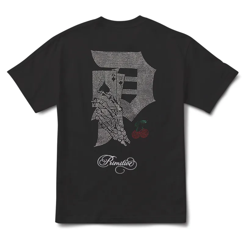 BLACKJACK RHINESTONE BOXY TEE sold by Primitive