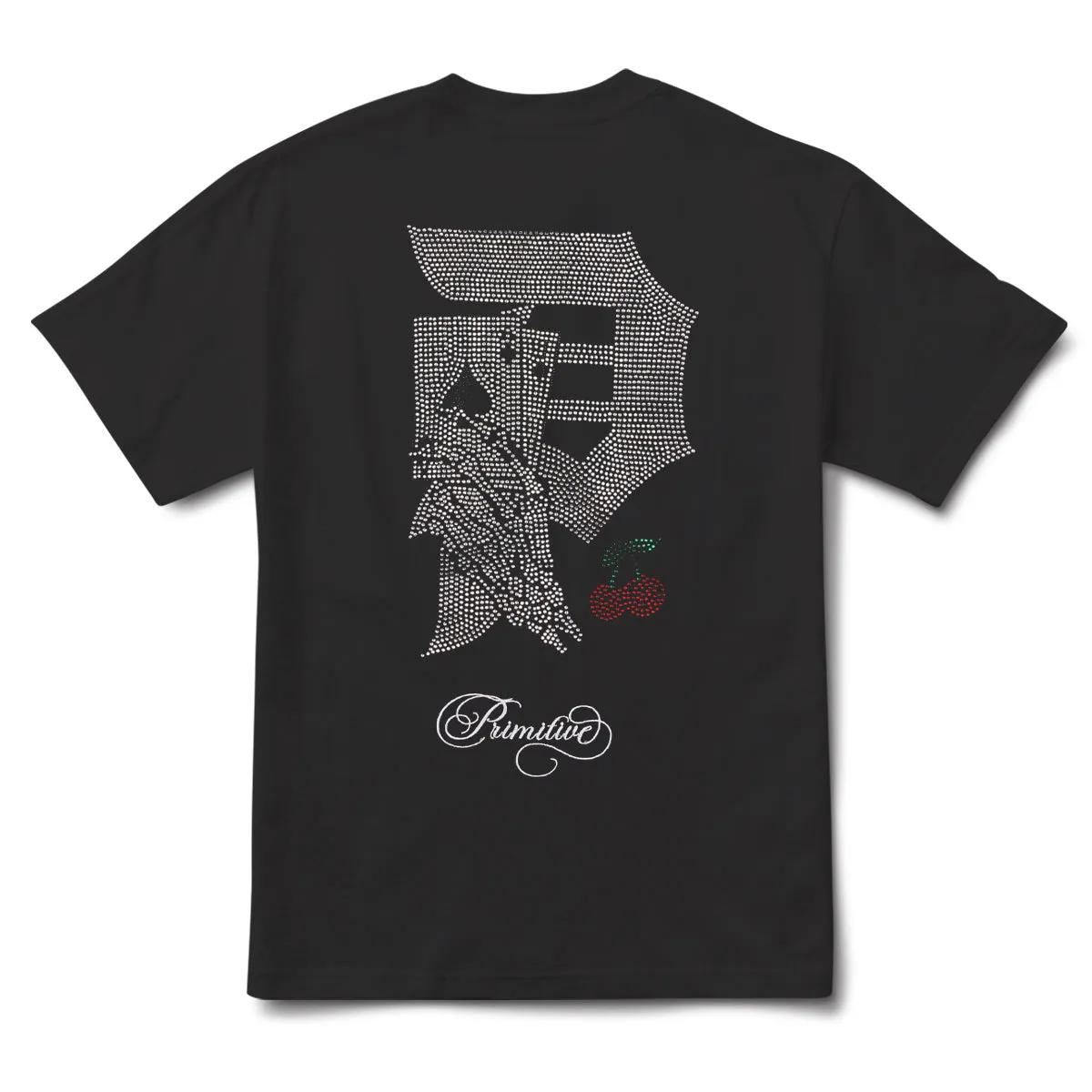 BLACKJACK RHINESTONE BOXY TEE sold by Primitive