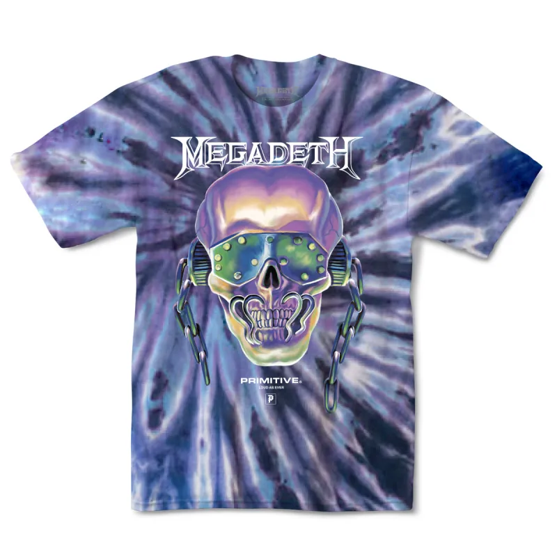 RATTLEHEAD TIE DYE TEE sold by Primitive