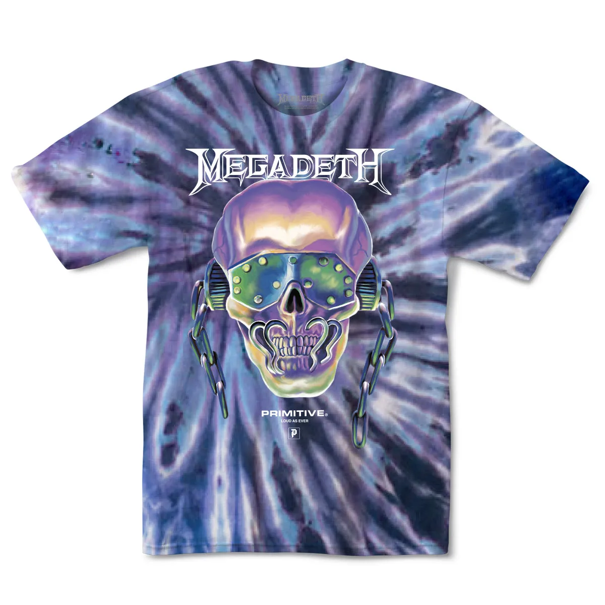 RATTLEHEAD TIE DYE TEE sold by Primitive