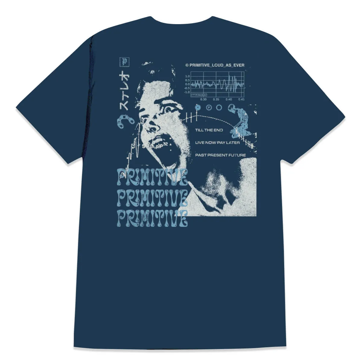 PANIC TEE sold by Primitive product image thumbnail 3