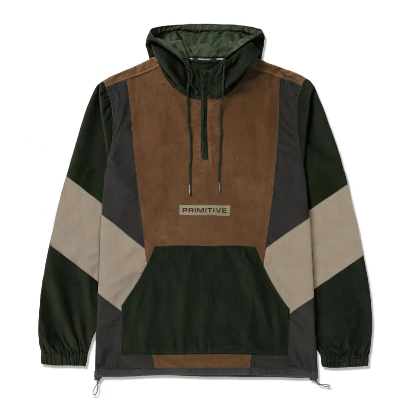 BLOCKED CORDUROY ANORAK sold by Primitive