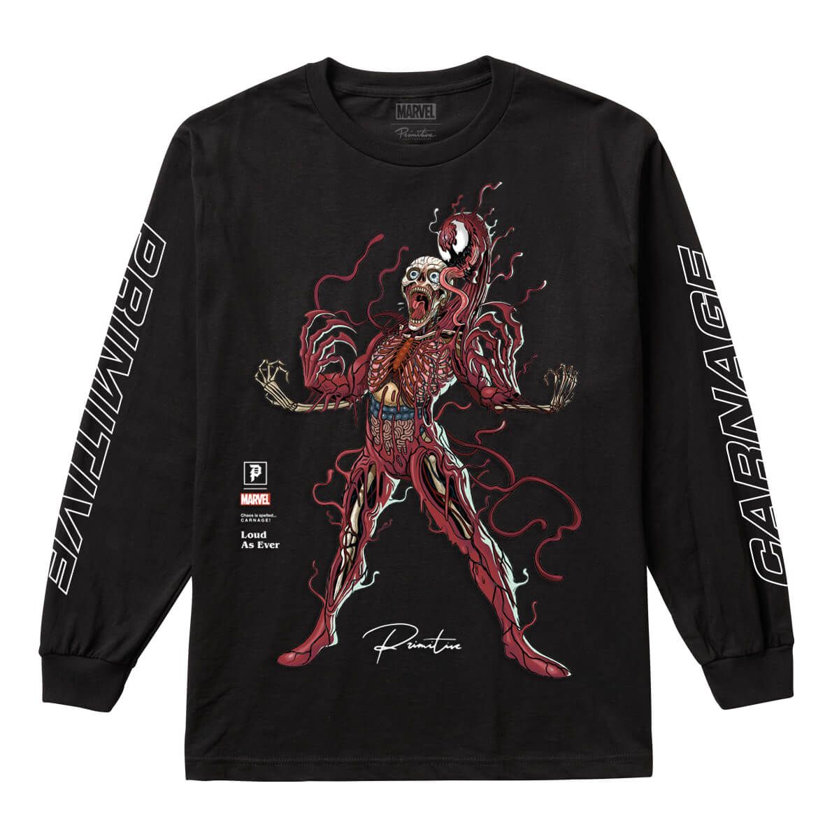 CARNAGE L/S TEE sold by Primitive product image thumbnail 2