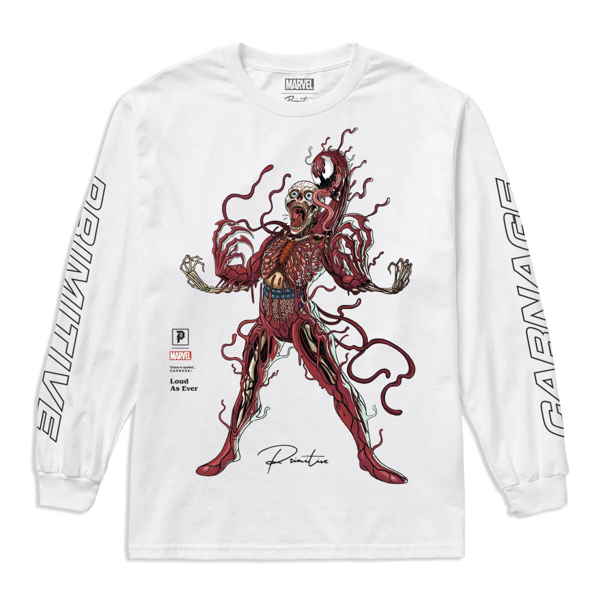 CARNAGE L/S TEE sold by Primitive