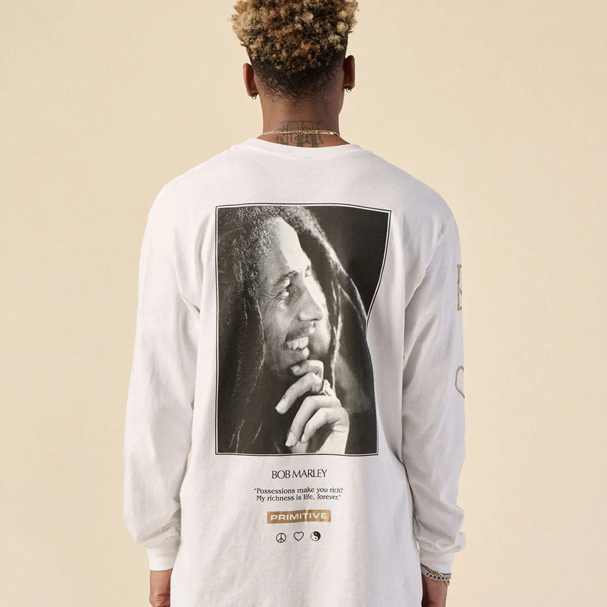LIFE FOREVER L/S TEE sold by Primitive product image thumbnail 5