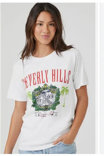 Beverly Hills Crest Tee sold by Prince Peter Collection